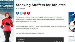 Active.com: Stocking Stuffers for Athletes