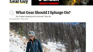 Outside Magazine: What Gear Should I Splurge On?