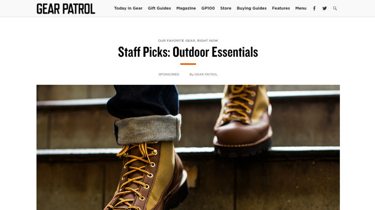 Gear Patrol: Outdoor Essentials