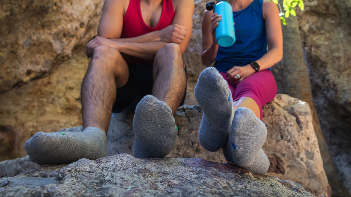 people wearing merino wool socks that didn't shrink