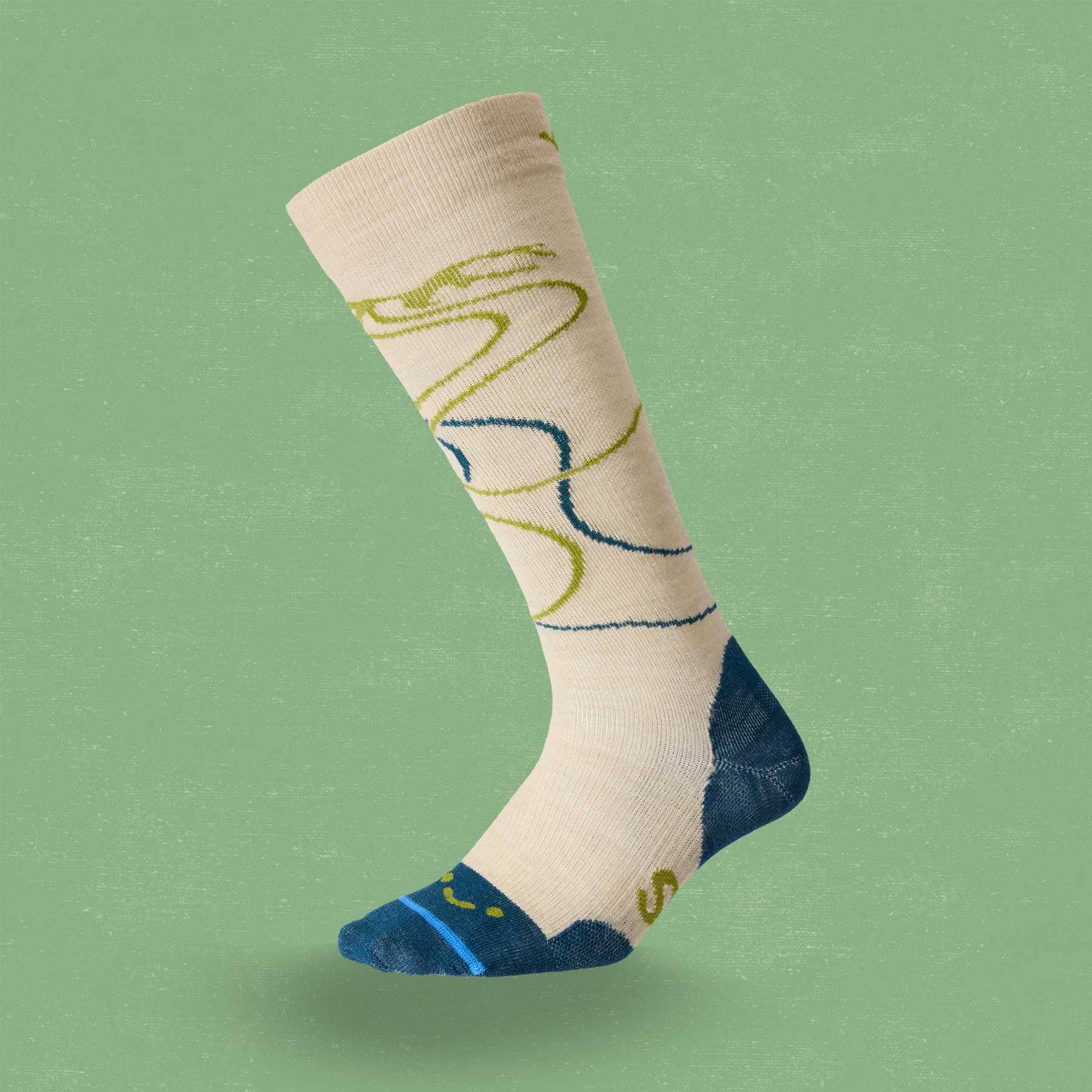 FITS Ski Tracks Ultra Light Cushion Over Calf Sock