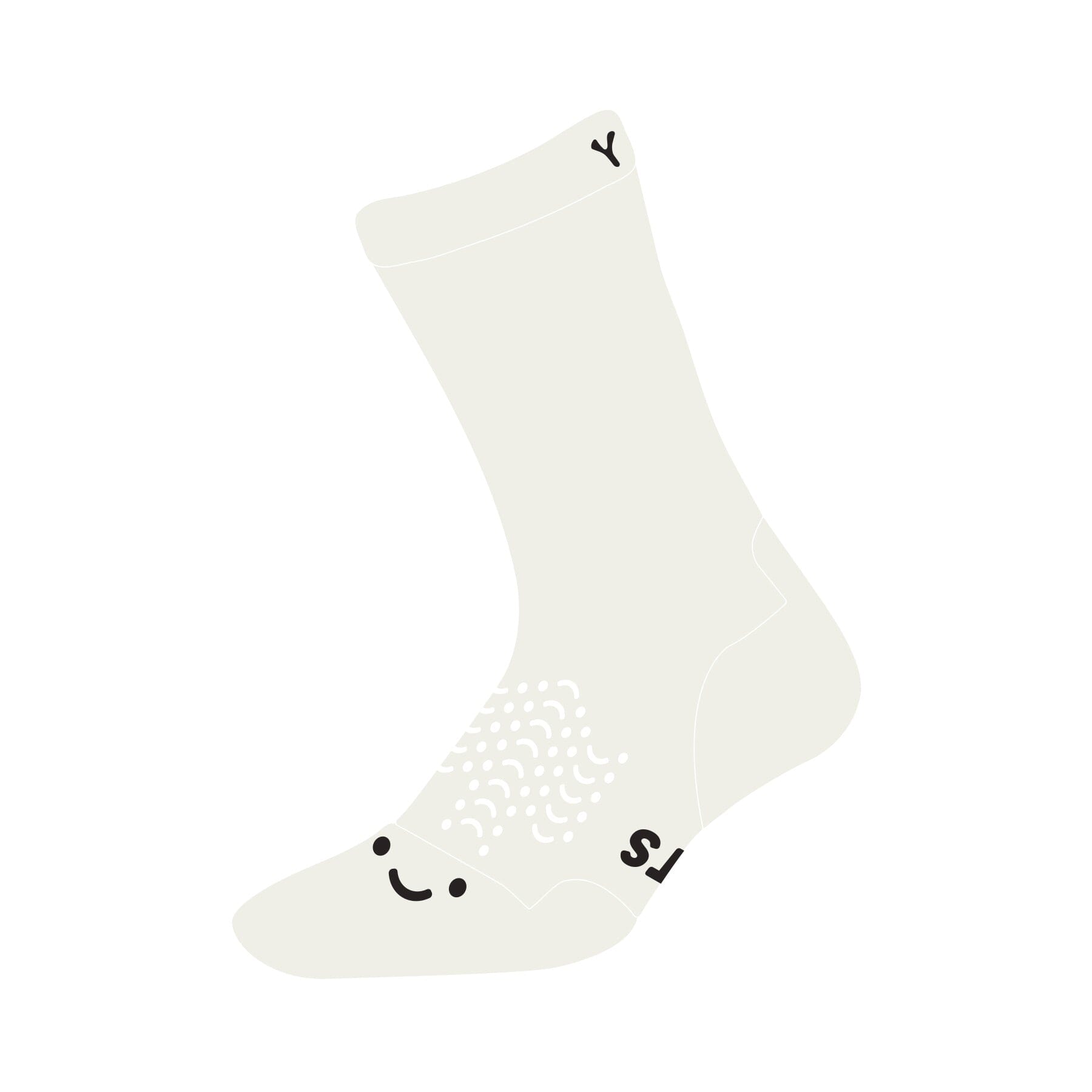 FITS Ultra Solids Ultra Light Cushion Crew Sock