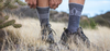 Hiking in Lacrosse Wool Socks